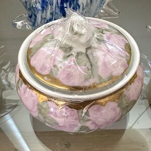 Gorgeous Vintage Bavarian ring Bowl #1112 etched and #57 stamped on the bottom